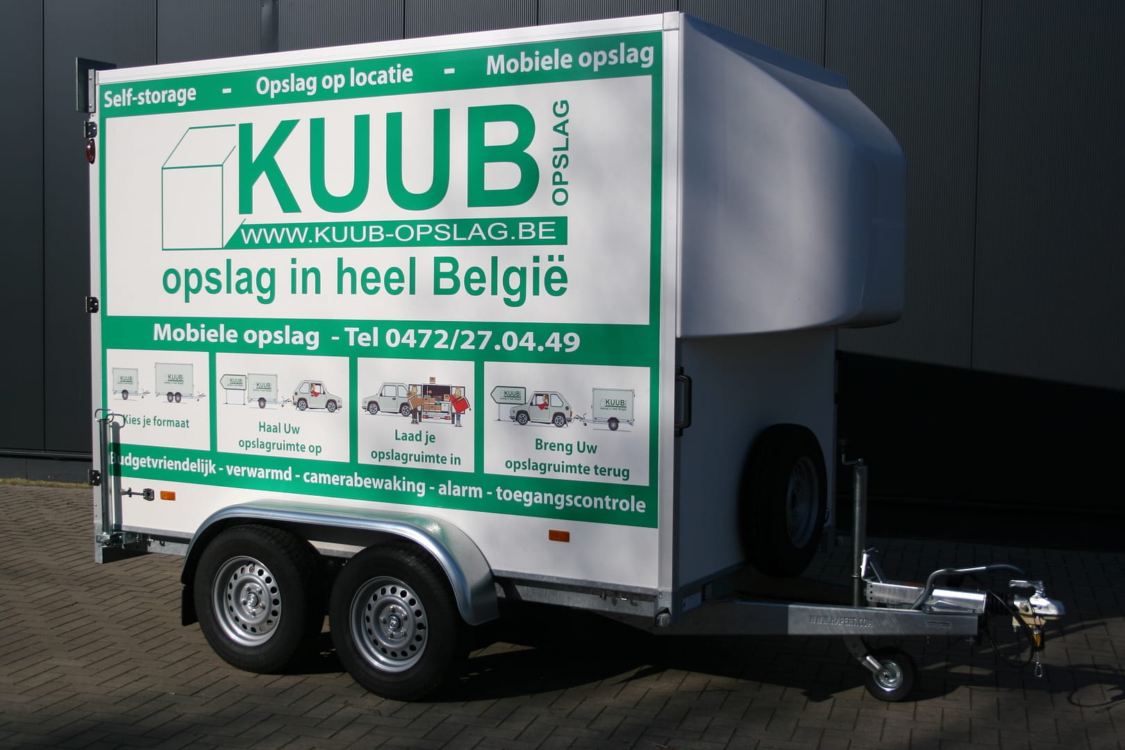 Mobiele Opslagruimte van Kuub is ook beschikbaar in 8 kubieke meter